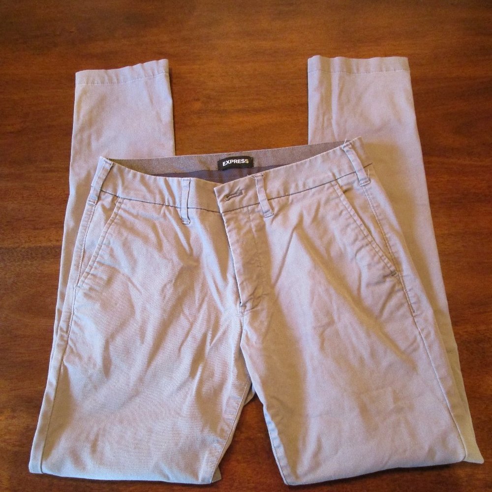 Mens Gray Skinny Express pants